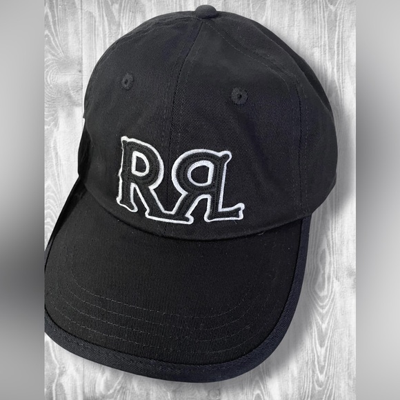 Black and White RL Logo Baseball Cap - Picture 1 of 5